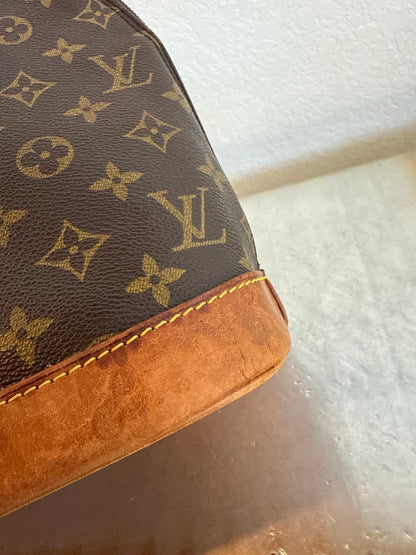 Pre-owned Authentic Louis Vuitton Alma PM Monogram Handbag