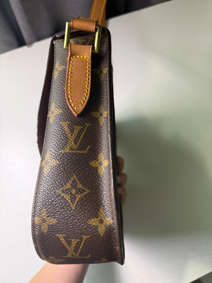 Pre-owned Authentic Louis Vuitton Saint Cloud GM Monogram Crossbody Bag