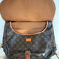 Pre-owned Authentic Louis Vuitton Monogram Saumur 35 Crossbody Bag