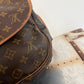 Pre-owned Authentic Louis Vuitton Monogram Saumur 35 Crossbody Bag