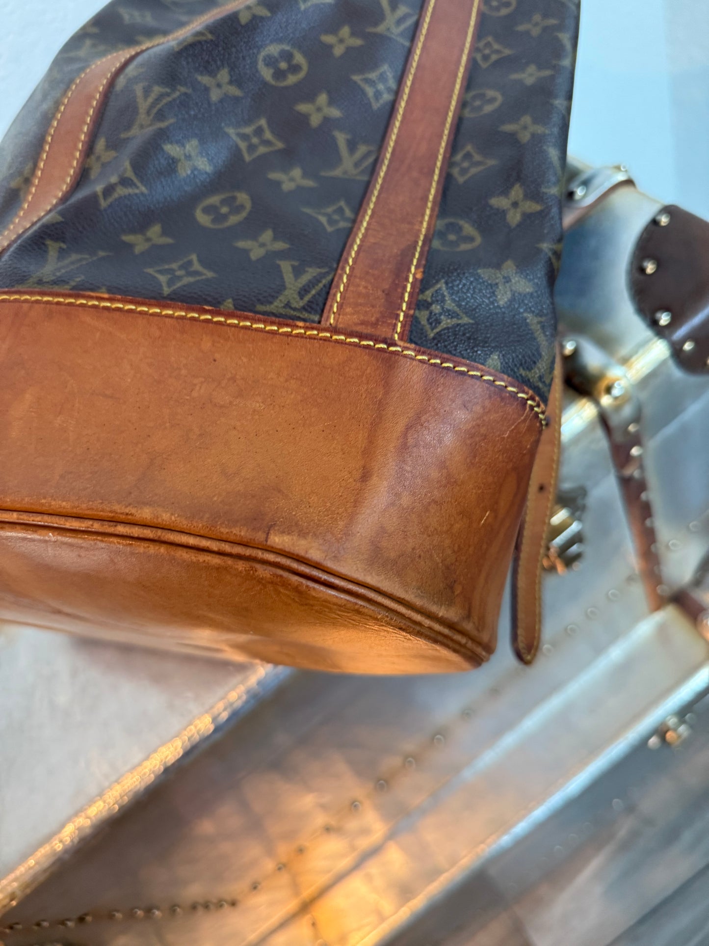 MPre-owned Authentic Louis Vuitton Randonee GM Monogram Backpack