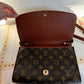 Pre-owned Authentic Louis Vuitton Bordeaux 2-Way Clutch / Shoulder Bag