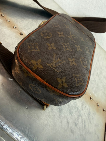 Pre-owned Authentic Louis Vuitton Pochette Gange Monogram Bum Bag