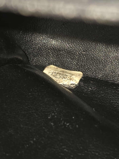 Pre-owned Authentic Chanel Vintage Caviar Square Backpack