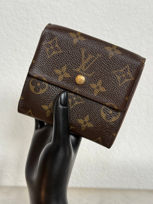 Pre-owned Authentic Louis Vuitton Monogram Portefeuille Elise Wallet