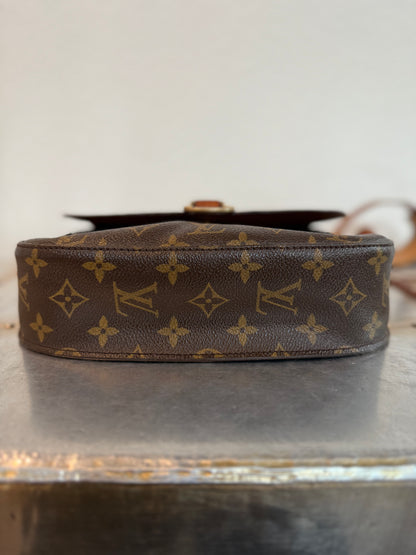 Pre-owned Authentic Louis Vuitton Saint Cloud GM Monogram Crossbody Bag