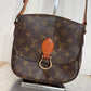 Pre-owned Authentic Louis Vuitton Saint Cloud MM Monogram Shoulder / Crossbody Bag