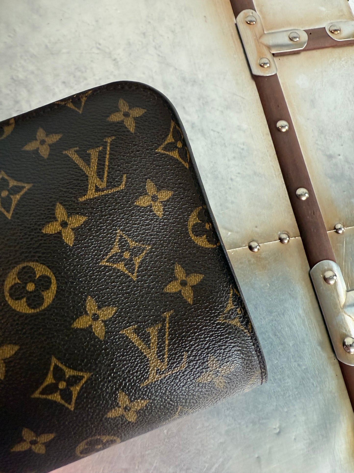 Pre-owned Authentic Louis Vuitton Monogram Orsay Clutch Handbag
