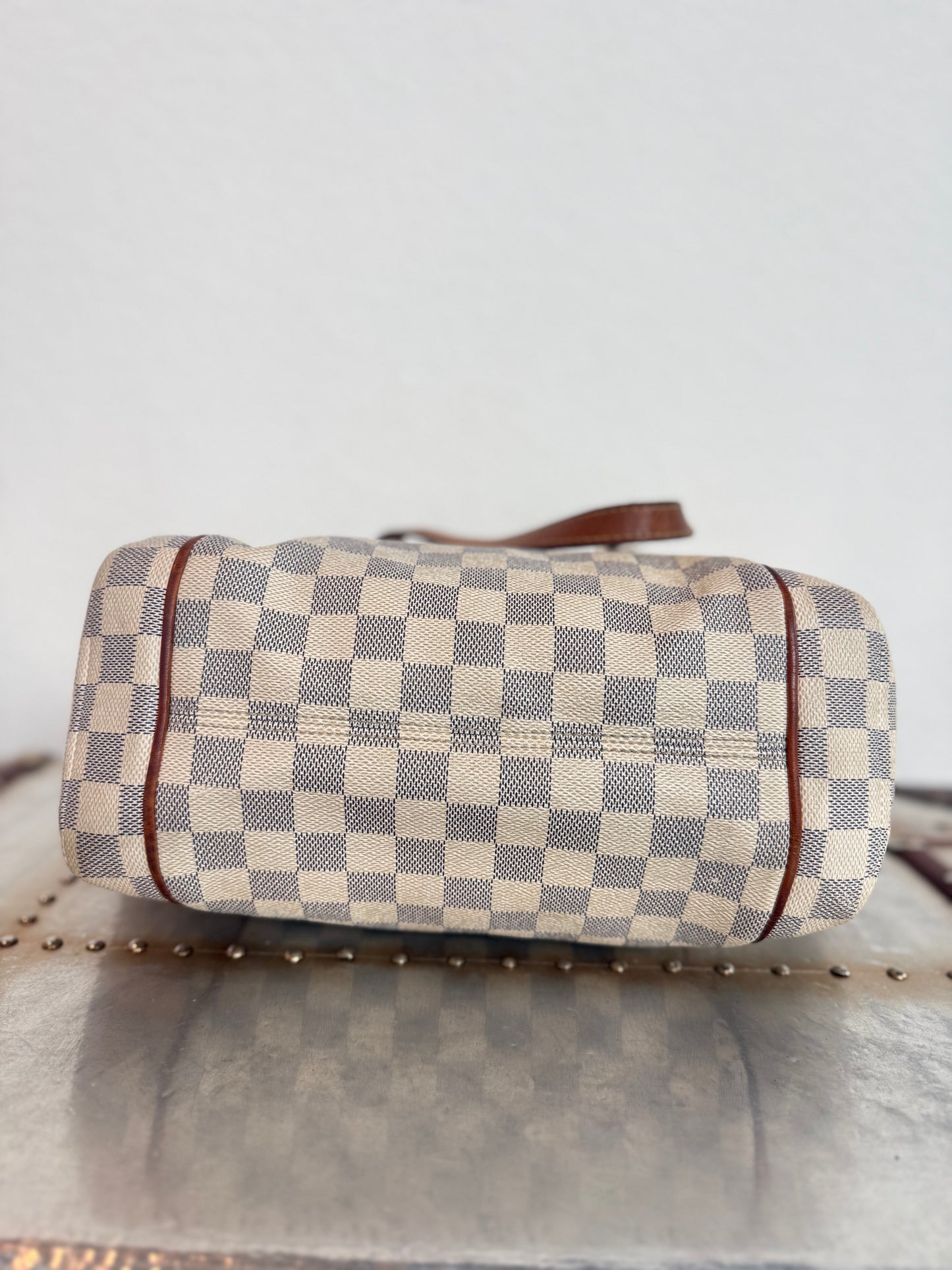 Pre-owned Authentic Louis Vuitton Totally PM Damier Azur Shoulder Bag