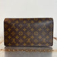 Pre-owned Authentic Louis Vuitton Vintage Chaillot Monogram Canvas Clutch Handbag