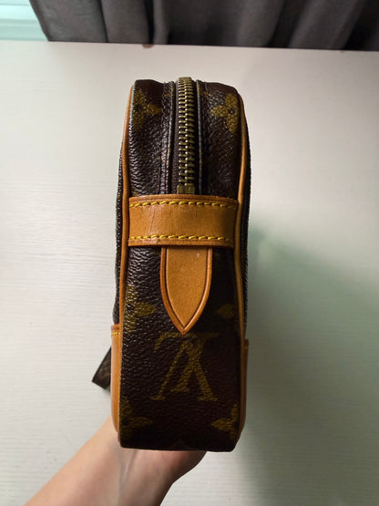Pre-owned Authentic Louis Vuitton Marly Dragonne GM Monogram Clutch / Handbag