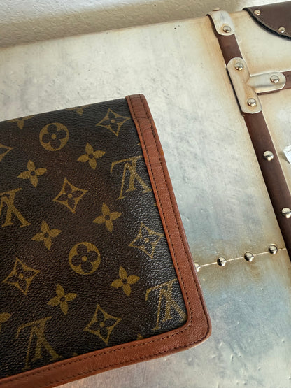 Pre-owned Authentic Louis Vuitton Monogram Dame Clutch Handbag