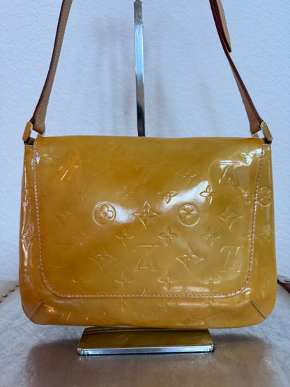 Pre-owned Authentic Louis Vuitton Vernis Thompson Street Shoulder Bag