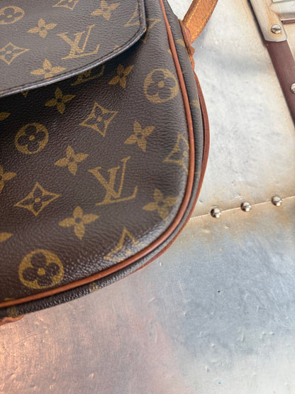 Pre-owned Authentic Louis Vuitton Jeune Fille GM Monogram Crossbody Bag