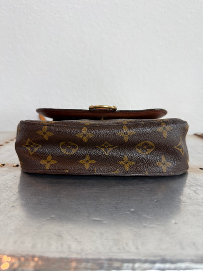 Pre-owned Authentic Louis Vuitton Saint Cloud MM Monogram Crossbody Bag