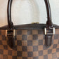 Pre-owned Authentic Louis Vuitton Brera Damier Ebene Handbag