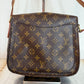 Pre-owned Authentic Louis Vuitton Saint Cloud GM Monogram Crossbody Bag