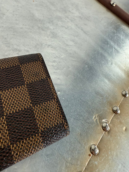Pre-owned Authentic Louis Vuitton Damier Ebene 6 Key Holder