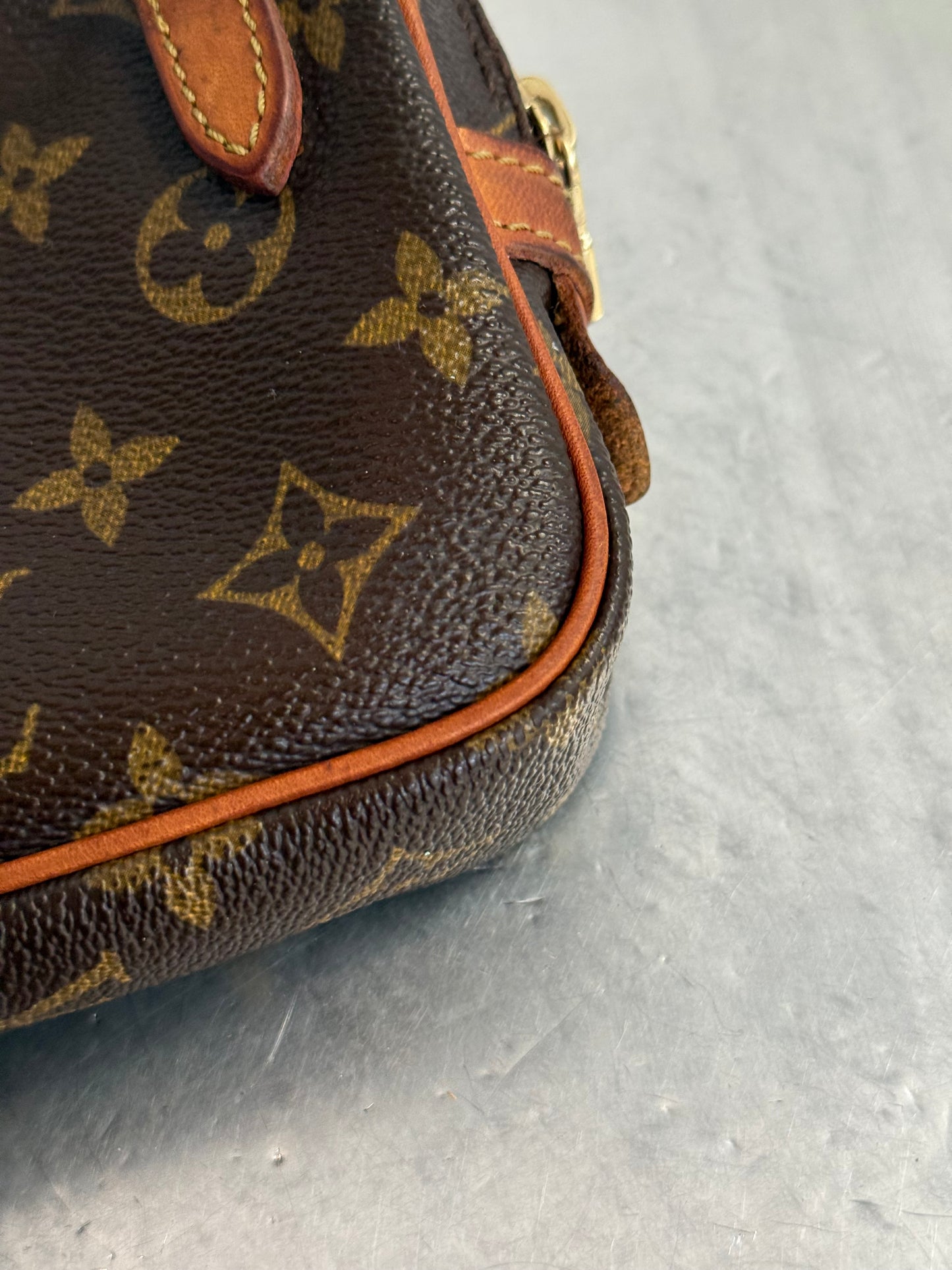Pre-owned Authentic Louis Vuitton Marly Bandouliere Monogram Crossbody Bag