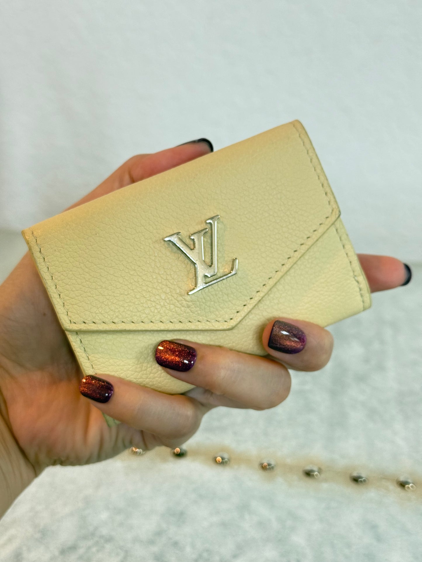Pre-owned Authentic Louis Vuitton Lockmini Wallet