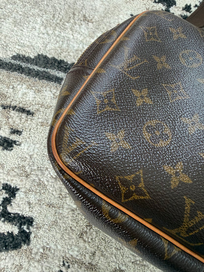 Pre-owned Authentic Louis Vuitton Reporter PM Monogram Shoulder / Crossbody Bag