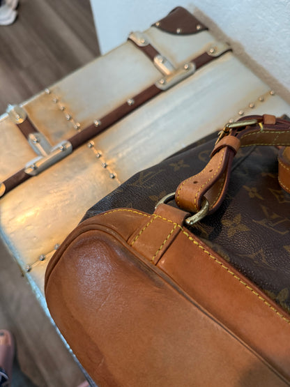 Pre-owned Authentic Louis Vuitton Montsouris MM Monogram Backpack
