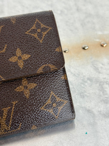Pre-owned Authentic Louis Vuitton Portefeuille Sarah Monogram Long Wallet