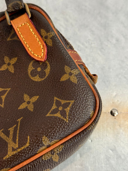Pre-owned Authentic Louis Vuitton Marly Bandouliere Monogram Crossbody Bag