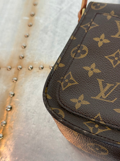 Pre-owned Authentic Louis Vuitton Saint Cloud MM Monogram Crossbody Bag