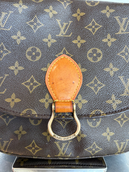 Pre-owned Authentic Louis Vuitton Saint Cloud GM Monogram Crossbody Bag