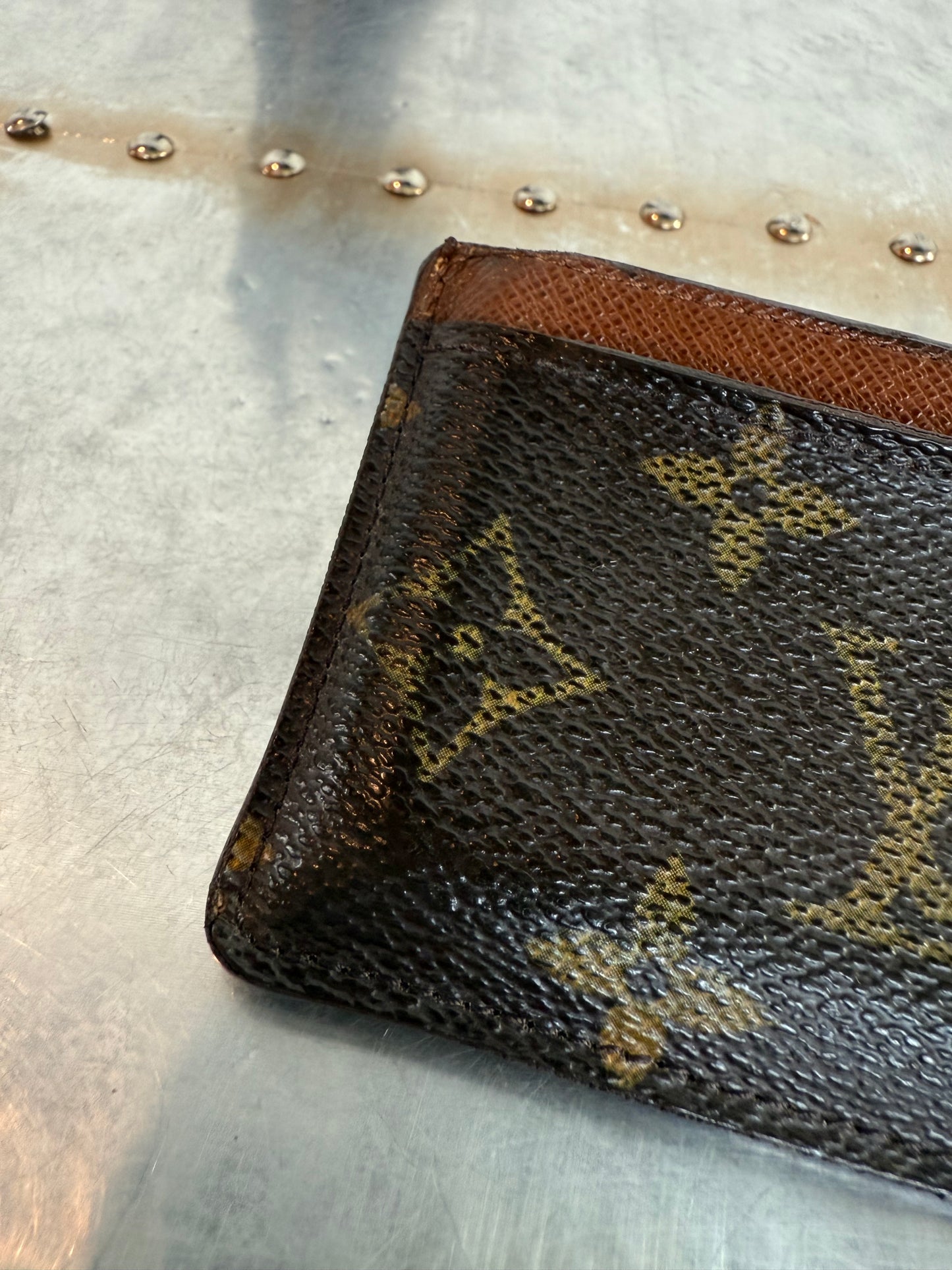 Pre-owned Authentic Louis Vuitton Monogram Card holder / Card Case / Wallet