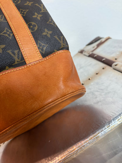 Pre-owned Authentic Louis Vuitton Randonnee GM Monogram Backpack