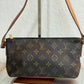 Pre-owned Authentic Louis Vuitton Trotteur Monogram Shoulder / Crossbody Bag