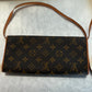 Pre-owned Authentic Louis Vuitton Pochette Twin GM Monogram Shoulder Bag
