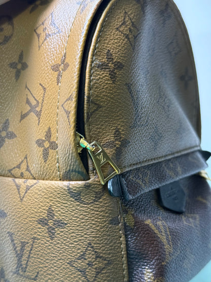 Pre-owned Authentic Louis Vuitton Palm Springs Mini Monogram Backpack