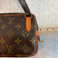 Pre-owned Authentic Louis Vuitton Marly Bandouliere Monogram Crossbody Bag