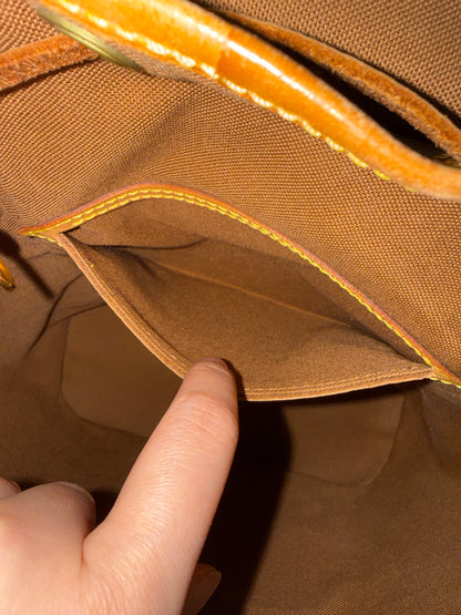 Pre-owned Authentic Louis Vuitton Montsouris MM Monogram Backpack