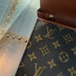 Pre-owned Authentic Louis Vuitton Bordeaux 2-Way Clutch / Shoulder Bag