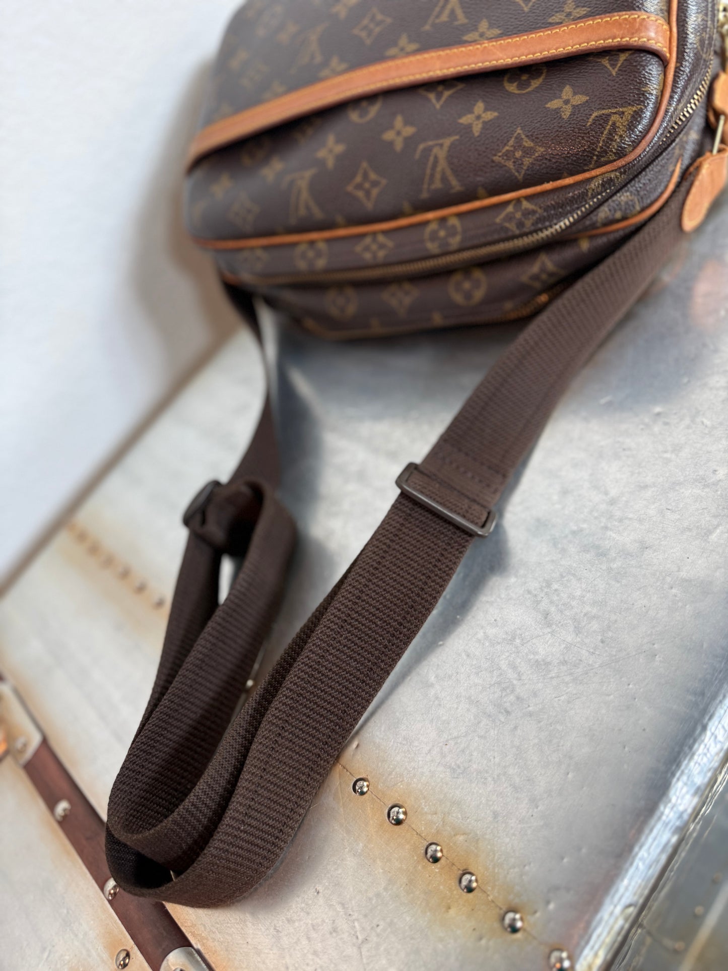 Pre-owned Authentic Louis Vuitton Reporter PM Monogram Shoulder / Crossbody Bag