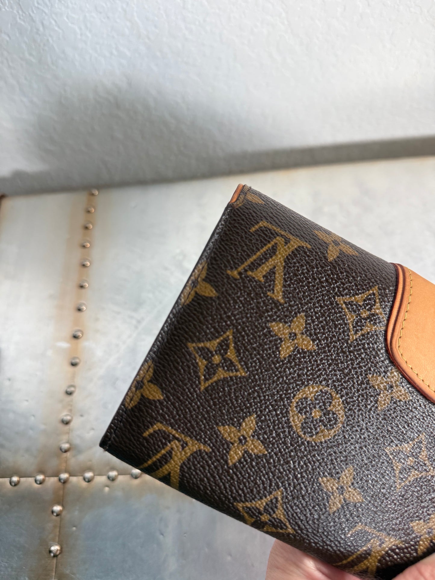 Pre-owned Authentic Louis Vuitton Boetie Monogram Long Wallet
