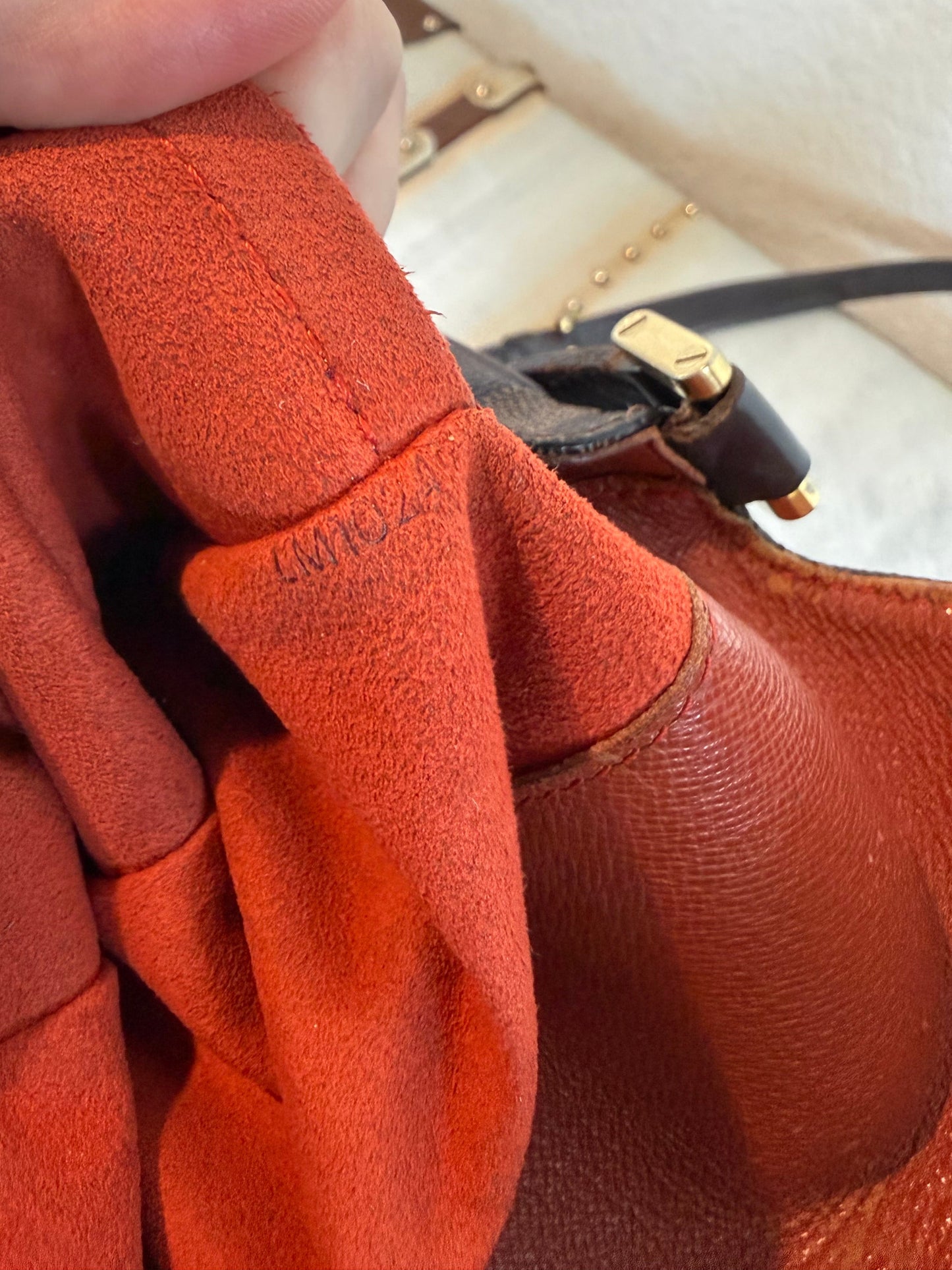 Pre-owned Authentic Louis Vuitton Musette Salsa PM Long Strap Damier Ebene Shoulder Bag