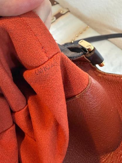 Pre-owned Authentic Louis Vuitton Musette Salsa PM Long Strap Damier Ebene Shoulder Bag