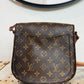 Pre-owned Authentic Louis Vuitton Saint Cloud MM Monogram Shoulder / Crossbody Bag