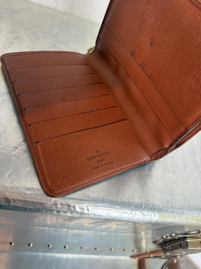 Pre-owned Authentic Louis Vuitton Porte Papier Monogram Zip Wallet
