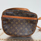 Pre-owned Authentic Louis Vuitton Jeune Fille GM Monogram Crossbody Bag