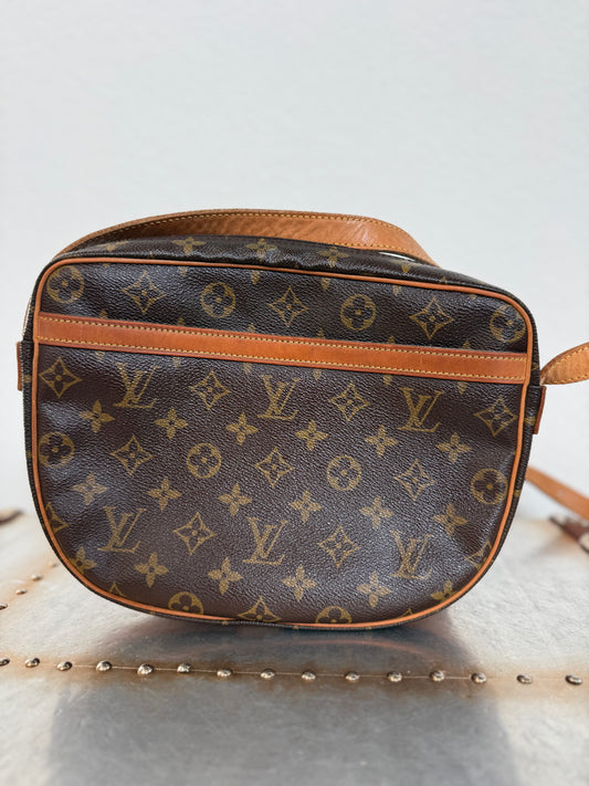 Pre-owned Authentic Louis Vuitton Jeune Fille GM Monogram Crossbody Bag