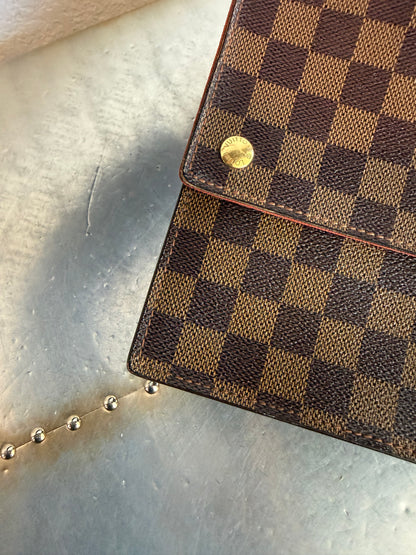 Pre-owned Louis Vuitton Portobello Damier Ebene Shoulder Bag