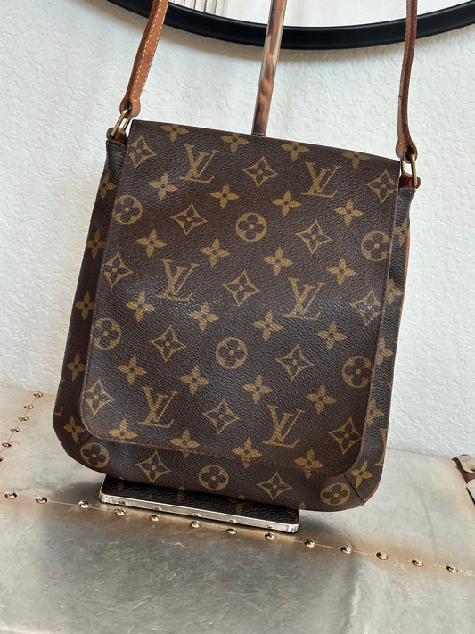 Pre-owned Authentic Louis Vuitton Musette Salsa Short Strap Monogram Shoulder Bag