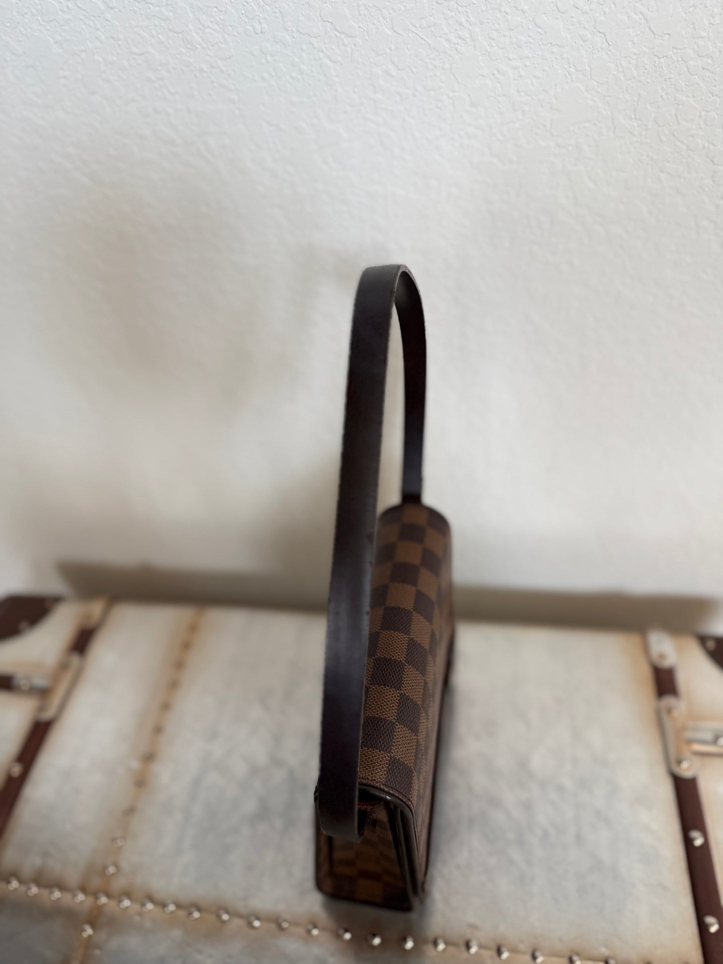 Pre-owned Louis Vuitton Tribeca Mini Damier Ebene Shoulder Bag / Handbag