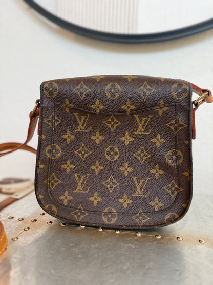 Pre-owned Authentic Louis Vuitton Saint Cloud MM Monogram Shoulder / Crossbody Bag